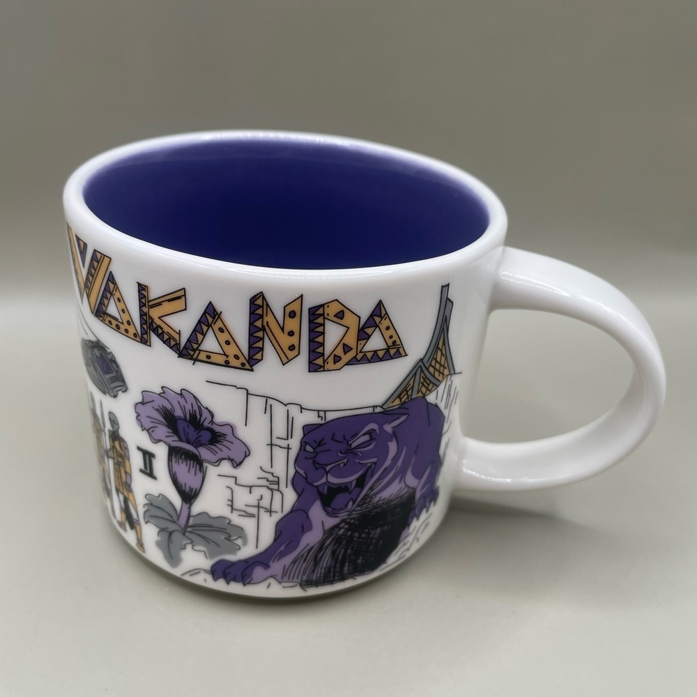 Disney Parks Marvel Starbucks 2023 Been There Series Wakanda Mug 14oz - Picture 3 of 6